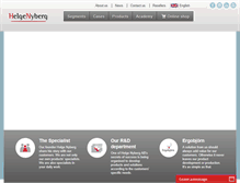 Tablet Screenshot of ergobjorn.com